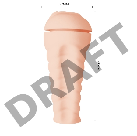 Телесный мастурбатор-вагина в колбе 30 Life-Like Vagina