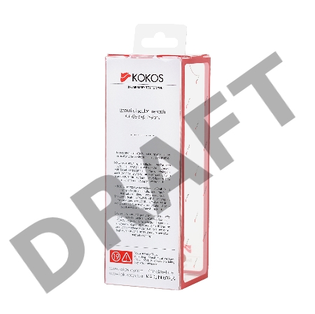 Насадка KOKOS реалистичная с дополнительной стимуляцией, TPE, телесная, 14.7 см