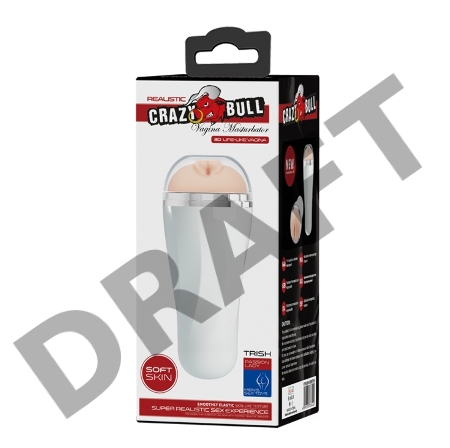 Телесный мастурбатор-вагина в колбе 30 Life-Like Vagina