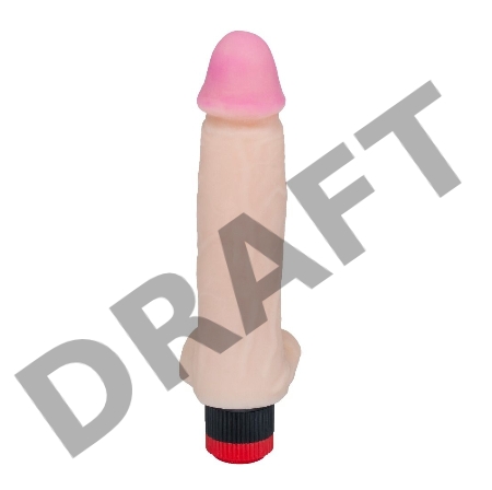 Вибратор-реалистик из неоскин - 22,7 см.