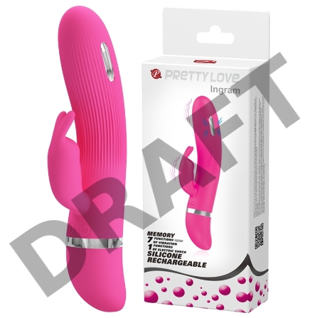 Ingram вибростимулятор PrettyLove с ф-цией электрошока и клитор.стимул
