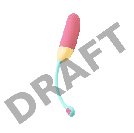 Виброяйцо Magic Motion Vini, силикон, оранжевое, 24 см