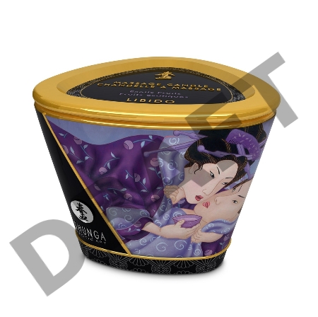 Массажное аромамасло Shunga Libido, экзотические фрукты, 170 мл