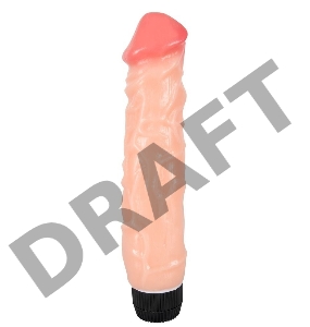 Толстый вибратор с венами и ярковыраженной головкой - 23 см.