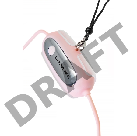 Вибромассажер для сосков Gemini Lovense TPE, розовый, ABS-пластик