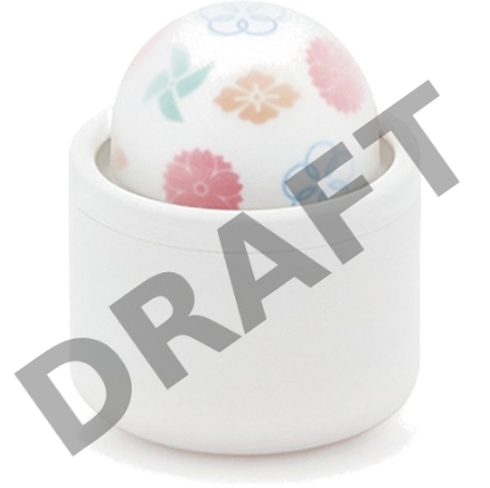 Белый вибромассажёр Temari Kaze