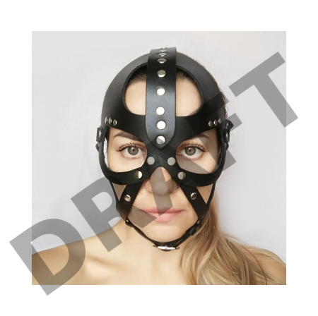 Кожаная маска-шлем Лектор