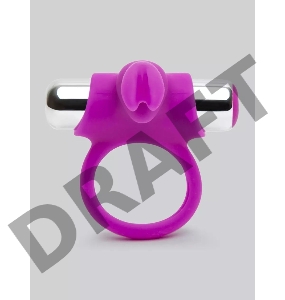 Лиловое виброкольцо с пультом ДУ Remote Control Cock Ring