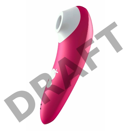 Розовый клиторальный стимулятор Romp Shine