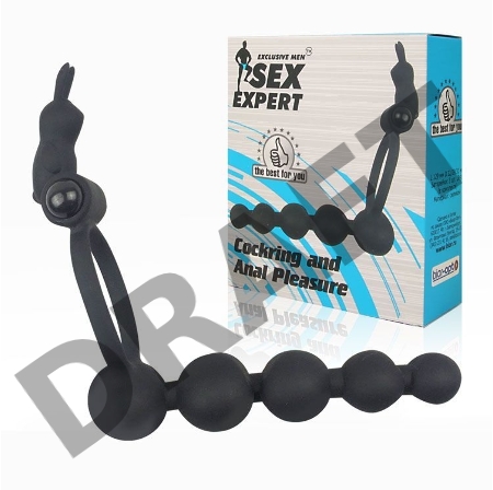 Эрекционное кольцо с анальным стимулятором Cockring and Anal Pleasure