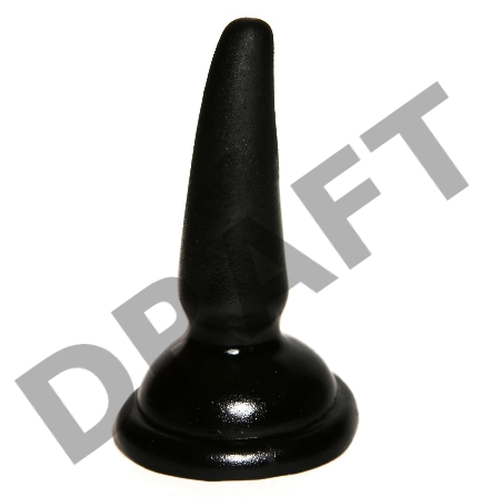 Фаллоимитатор анальный №2 черный