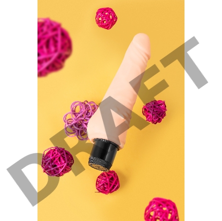 Реалистичный вибратор A-Toys by TOYFA Stim, TPE, телесный, 19,2 см