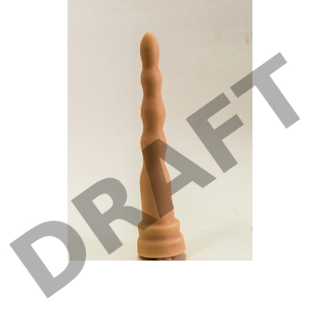 Анальная елочка телесного цвета - 20 см.