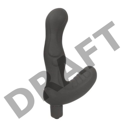 Чёрный вибростимулятор простаты Activator of Male Power