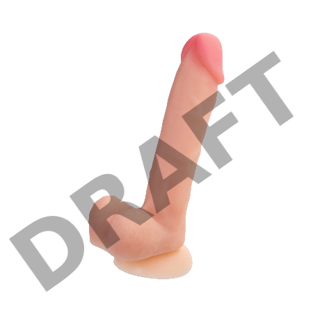 Фаллоимитатор RealStick Silicone Ryan G, телесный, 22,5 см