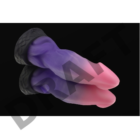 Фантазийный фаллоимитатор Ночная Фурия - 21 см.