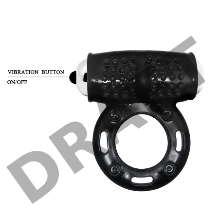 Эрекционное кольцо с вибрацией POWER RING 10