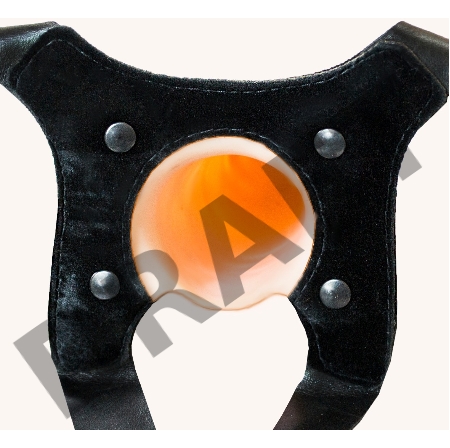 ХАРНЕСС МУЖСКОЙ ПУСТОТЕЛЫЙ МИНИ MEN STYLE L 175/150 мм, D 40/52 мм, артикул 741823