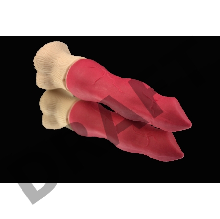 Розовый фаллоимитатор Фосса - 19,5 см.