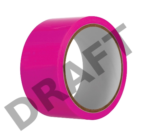 BONDAGE TAPE - BLACK Самоклеющаяся лента для связывания, розовая