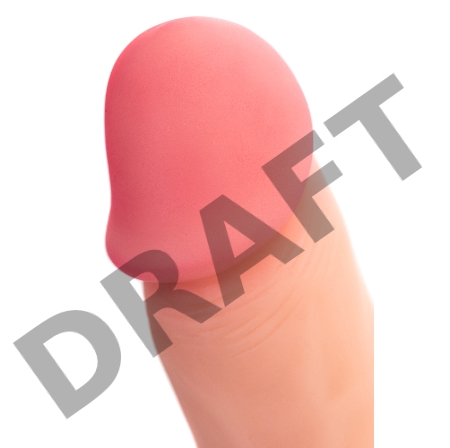 Фаллоимитатор RealStick Silicone Henry C, телесный, 25 см