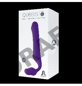 Queens L безремневой страпон сиреневый