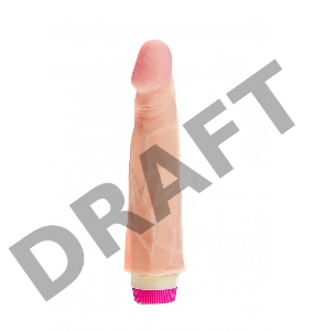 Вибратор-реалистик ART-Style №16 с рельефом из вен - 21 см.