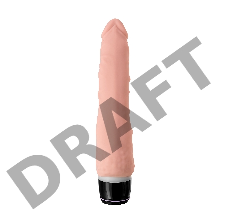 Реалистичный вибратор TOYFA  A-Toys Akin, силикон, телесный, 20,2 см