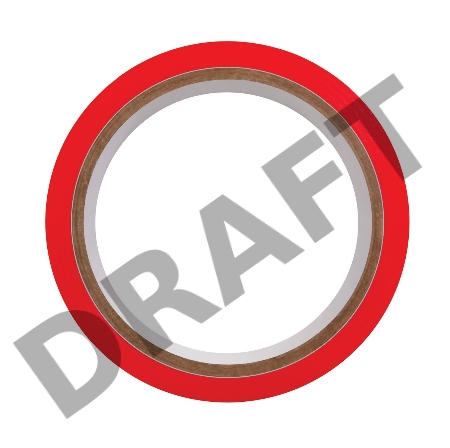 BONDAGE TAPE - BLACK Самоклеящаяся лента для связывания, красная