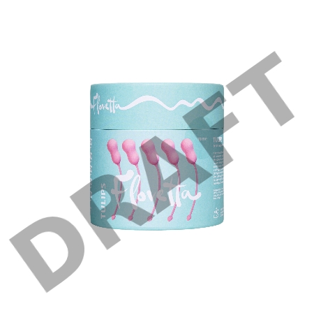 Набор вагинальных шариков Flovetta by Toyfa TULIPS, силикон, розовый, 5,3 см