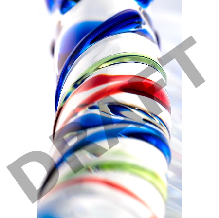 Нереалистичный фаллоимитатор Sexus Glass, стекло, прозрачный, 18 см