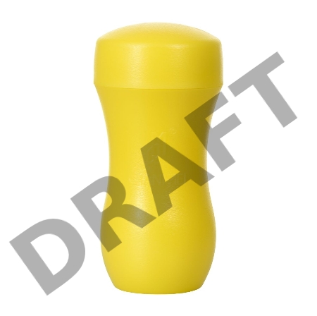 Мастурбатор TOYFA  A-Toys Dion, анус, TPE, желтый, 14 см