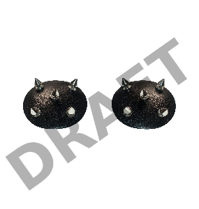 Черные пэстисы с шипами Royce