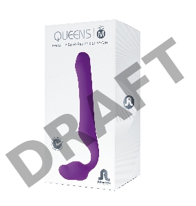 Queens M безремневой страпон розовый