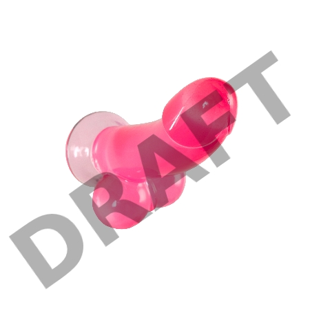 Реалистичный фаллоимитатор A-Toys by TOYFA Fush, TPE, розовый, 18 см