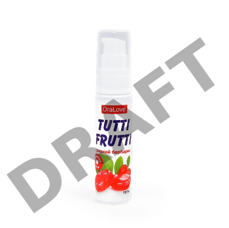 Гель увлажняющий TUTTI-FRUTTI сладкий барбарис 30 г
