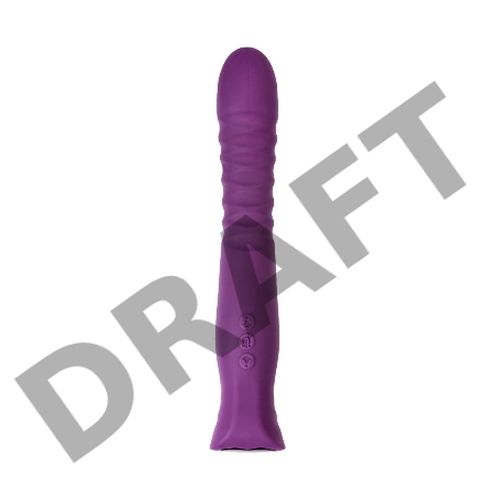 Вибратор Flovetta by Toyfa LUPIN, силикон, фиолетовый, 22 см