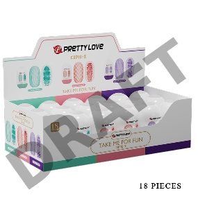 Мастурбатор (набор 18 шт) L 100 мм D 56 мм, вес 117 г