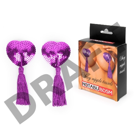 Фиолетовые пэстисы с кисточками