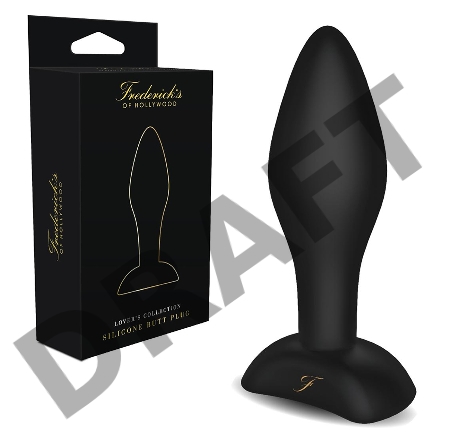 Черная силиконовая мини-пробка Silicone Butt Plug