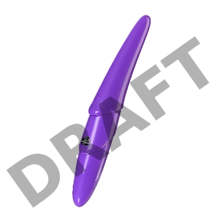 Стимулятор клитора с ротацией  Zumio S,сиреневый, ABS пластик, фиолетовый, 18 см