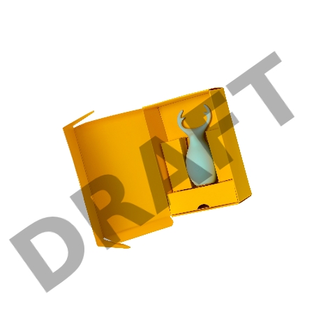 Вибратор Штучки-Дрючки, Mr. Moose, бирюзовый, силикон, 9,5 см