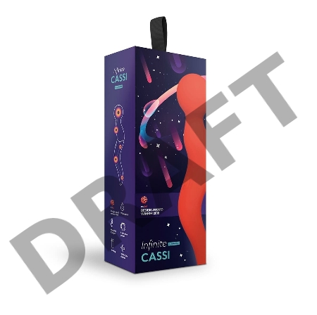 Wand массажер Cassi, цвет алый (INFINITE collection)