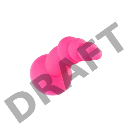 Анальная втулка A-Toys by TOYFA Hild, силикон, розовый, 11 см