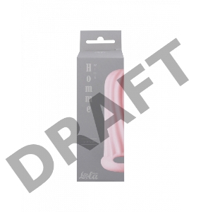 Розовый фаллоудлинитель Homme Wide - 11 см.