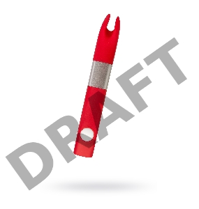 Вибратор клиторальный Qvibry 4Gb USB памяти, силикон, красный, 12 см