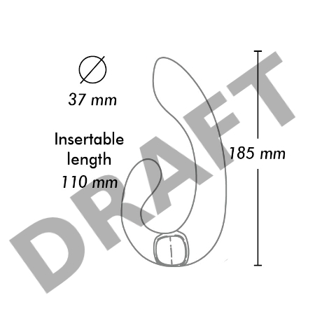 MIYO Гибкий вибростимулятор для клитора и зоны G с двумя моторами