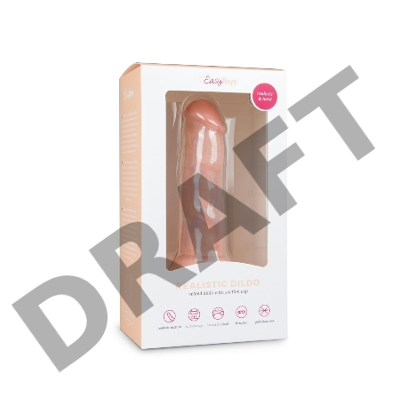 Телесный фаллоимитатор на присоске - 15,5 см.