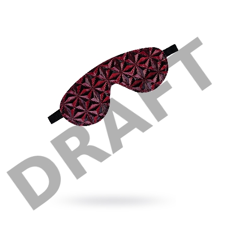 Маска TOYFA Theatre из материала с 3d эффектом, красная