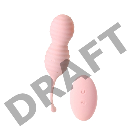 Интимный тренажер 2 в 1 Eromantica ZEFYR, силикон, розовый, 17,3 см